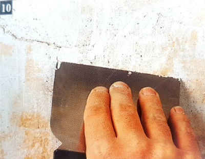 as preparing a wall paint - as preparing a wall before painting